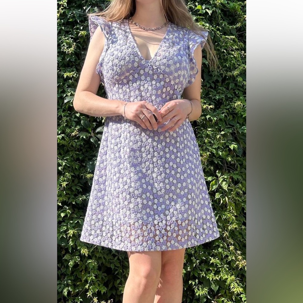 Michael Kors lilac flower dress